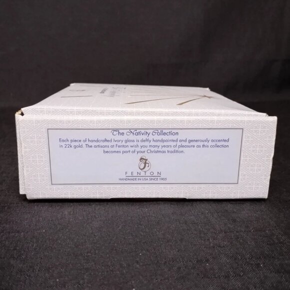 Fenton The Gloria Angel Nativity Figurine First Edition Signed Hand Painted - Picture 13 of 16